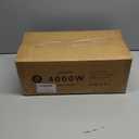 4000 Watt Power Inverter 12V DC to 110V/120V AC Converter Peak Power 8000W Car Inverter with LCD Display 2 AC Outlets USB Port Cables Included for RV,Truck,Off-Grid Solar System Remote Controller