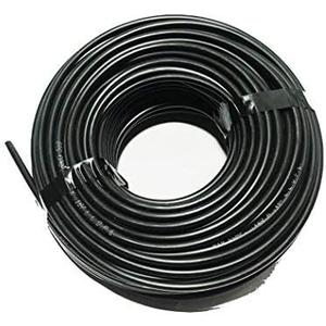 USA MADE - 1/4" Polyethylene Drip Irrigation/Hydroponics Tubing 100' (.170" ID x .250" OD) Black 100 ft' Roll
