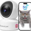 VSTARCAM 5G Security Camera Indoor, 4MP 2.5K Pet Camera with Speaker for Dog/Cat, Baby Monitor with Phone App, Dual-Band WiFi, Auto Tracking, IR Night Vision, 2-Way Talk, Cloud & SD Card Storage