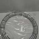 Wire Wreath Frame, 2 Pack Metal Wreath Form Frame, Dark Green Round Wire Wreath Rings for St Patricks Day Easter DIY Craft Home Decor Indoor Outdoor Holiday Party Decorations Supplies (14+16inch) (12 Inch and 14 Inch)