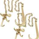 Mytee Products 2 Pack 5/16"x8' Leg G70 15" Long Shank J Hook Tow Chain w/RTJ Cluster Hook & Grab Hook - 4700 lbs WLL Heavy Duty Transport Truck Chain for Car Wrecker Recovery - Towing Equipment