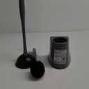 MR.SIGA Toilet Plunger and Bowl Brush Combo for Bathroom Cleaning, Gray, 1 Set (One Size)