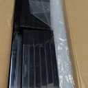 SEE SPRING 12 Pack Shoe Storage Box, Clear Plastic Stackable Shoe Organizer for Closet, Space Saving Shoe Rack for Entryway Sneaker Container Bin Holder (Black)