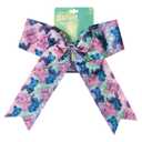 LUV HER Disney Stitch Hair Bows For Girls - One Large Printed Hair Bow Featuring your Favorite Stitch Characters - Alligator Clip - Large Bows for Daily Styling or Special Occasions, Ages 3+