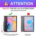 Uppuppy for Samsung Galaxy Tab S6 Lite Case 10.4 Inch Kids Cute Girls Folio Women Butterfly Girly Pretty Kawaii Aesthetic Teens Blue Tablet Cover for Samsung S6 Lite Tab Cases SM-P610/P613/P615/P619