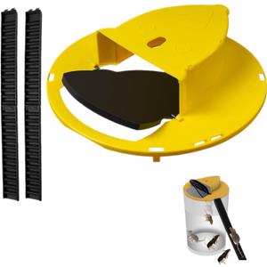 Mouse Trap Bucket,Automatic Reset Mouse Trap, Bucket Mouse Traps for Indoor Use - Flip and Slide Design for Home & Garage, Compatible with 5 Gallon Buckets