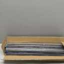 20 inch Drawer Slides 4 Pairs (8pcs) Full Extension Ball Bearing Drawer Rails Side Mount 3 fold Metal Dresser Runners for File Cabinet Trash Can Kitchen Wardrobe Glides 20" Black 100 LB Capacity
