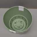 ZMTECH 8 Inch Hanging Planters for Indoor Plants, Hanging Baskets for Plants Outdoor with Visible Water Level, Hanging Flower Pots with Drainage Holes & Removable Tray (2 Pack, Green)