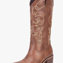 Cowboy Boots for Women Wide Calf - Cowgirl Boots with Pointed Toe and Chunky Heel for All-Day Comfort | Perfect for Country Music Festivals & Daily Wear