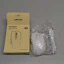 TECKNET Rechargeable Jiggler Wireless Mouse (BT5.0/3.0 & 2.4G) 4800 DPI Silent USB A & Bluetooth Mouse 6 Buttons, Wide Compatibility - White