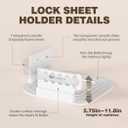 Sheet Holders - Heavy Duty Bed Sheet Holders for Corners with Anti-Slip Straps - Universal Fitted Sheet Holder for All Mattress Sizes - No More Loose Sheets, Wrinkles or Shifting