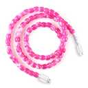 SAMONPOW USB C Cable 66W USB to USB C Fast Charging Cable 3.3FT Cute Jade Beaded Type C Charging Cord for Women Girls Phone Charger Cord for iPhone 17 16 15 Pro Galaxy S25 S24 iPad 10 11th, Pink