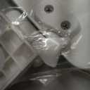 HIGHCRAFT Premium Round Toilet Seat with Slow-Close Design & Adjustable Hinges - Molded Wood Toilet Seat - Fits Standard Round Toilets - Round Seat in White