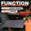 ACS6000B Mower Chute Blocker Discharge Shield Compatible with Bad Boy Mower ZT CZT Outlaw Rebel Rogue Maverick Models, 54" 60" 61" 72" Decks Advanced Chute System Replace 088-6000-00 088600000