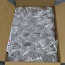 24 PACK, 12 OZ Reusable Plastic Juice Bottles with Caps, Plus 24 Labels & 2 Silicone Funnels - Clear Juicing Bottles for Juice, Smoothies, Ginger, Tea, Coffee - Food Grade & Leakproof Travel Bottles