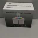 SZO Double Spray Humidifiers for Bedroom Large Room, 2.5L Cool Mist Humidifier for Plants Baby Nursery, Dual Nozzle Output, 16dB Quiet, Auto Shut-Off, Night Light, White