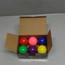 ORALUCE 6 Colors Porch Light Bulb 40 Watt Equivalent,A15 LED Bulbs for Halloween Christmas Party Decoration and Lighting, Colored Light Bulb with E26 Base,5W 450LM Non-Dimmable,6 Pack. (Colorful)