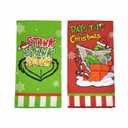 LXOMILL Christmas Grinch Kitchen Towels, Grinch Bathroom Hand Towels, Grinch Christmas Decorations, Grinch Kitchen Towels, Grinch Bathroom Decor, Housewarming Gift, Host Hostess Gift (2 Pack-hoho)