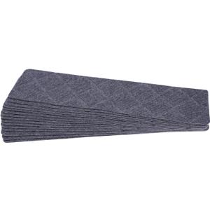 Stair Treads Carpet, 8" X 30" Non-Slip Safety Indoor 15 PCS Wood Stair Treads Rugs Modern Stair Runners, for Kids Elders and Dogs with Reusable Carpet Stair Treads (Masonry, Dark Grey)