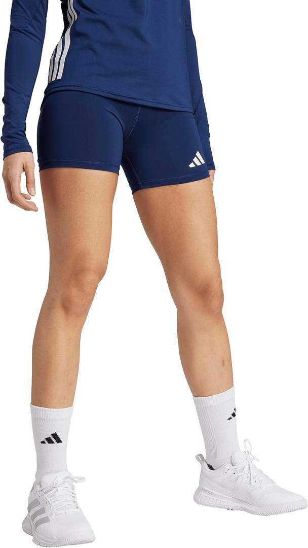 adidas Women's Techfit Volleyball Tight Shorts (X-Large/5" Inseam, Team Navy Blue)