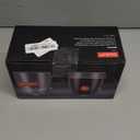 Bodum 15oz Bistro Double Wall Insulated Mug, High-Heat Borosilicate Glass, Set of 2, Clear