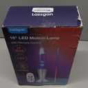 17 Color Changing LED Liquid Motion Lamp: 16 inches Night Lights with Remote Control, Home Decoration Mood Lighting, Christmas Gifts Table Lamp for Adults and Kids Bedroom,White Wax