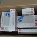 Jointown Basic Synmax Vinyl Exam Gloves Disposable Exam Gloves, 4 Mil, Blue, Latex & Powder Free, BMPF-3002, Size M