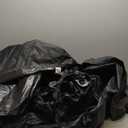 black waterproof tarp (280cm x 115cm x 150cm)