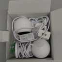 3MP Window Cameras for Home Security-2 Pack, 5G & 2.4GHz WiFi Dome Security Camera with Full Color Night Vision, Person & Motion Detection, Two-Way Audio, Alexa, 24/7 Recording, Easy Install (White)