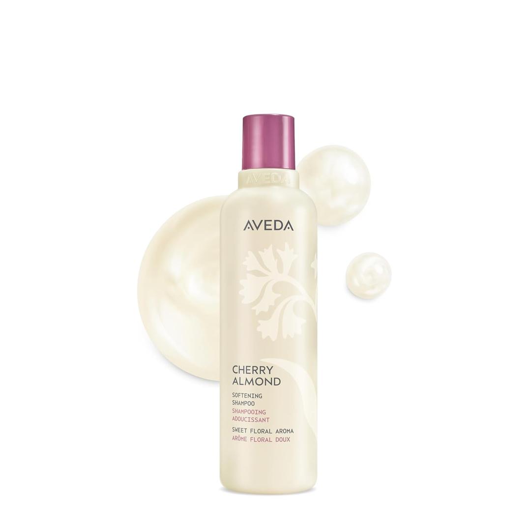 Aveda Cherry Almond Softening Shampoo | Adds Softness and Shine | for Normal to Dry Hair | 97% Naturally Derived* | Silicone Free | Iconic Cherry Almond Aroma of Tonka, Orange, Ylang Ylang