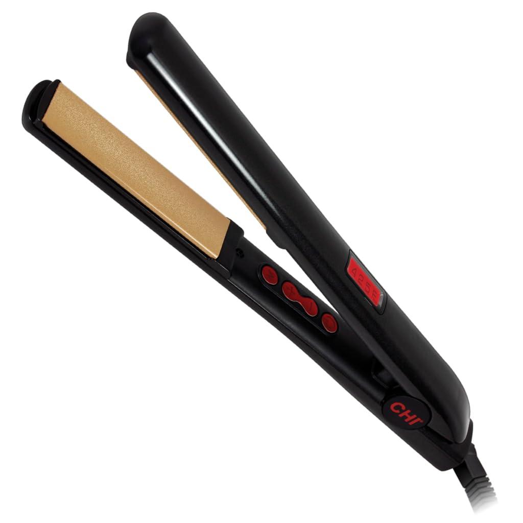 CHI G2 Titanium Infused Ceramic 1" Flat Iron Hair Straightener, Digital Temperature Control, ColorCoded Heat Settings for All Hair Types, Fast HeatUp & Smooth FrizzFree Finish