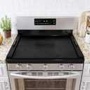 SpaceAid Noodle Board Stove Kitchen Cover with Handles, Top Covers for Gas Burners and Electric Stove, Oven Decor Accessories Wood Tray for Countertop, Black Bamboo (29.5"W x 22"D x 2.1"H)