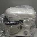 Kitchen in the box Stand Mixer,3.2Qt Small Electric Food Mixer,6 Speeds Portable Lightweight Kitchen Mixer for Daily Use with Egg Whisk,Dough Hook,Flat Beater (Black)