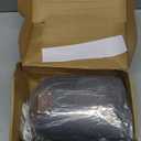 3 in 1 Upadate Rechargeable Electric Lumbar Support Pillow with Adjustable Height for Bed and Chair,Back Massager with Heat,Back Massager for Pain Relief Deep Tissue,Waist Wedge Bolster (Black)