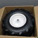 GICOOL 13x5.00-6" Tiller Tire and Wheel, 3/4" Axle Size, 3-1/8" Centered Hub, Compatible with Craftsman & Troy-Bilt Tiller Replacement