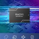 RAOYI 256GB Internal SSD SATA III 6Gb/s 2.5 Solid State Drive 3D NAND Flash Advanced SSD Hard Drive Up to 550MB/s SATA 3 SSD Upgrade Performance for PC Laptop