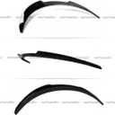 Rear Spoiler Compatible with 2020-2024 Tesla Model Y, MV Style Duckbill Trunk Exterior High Kick Tail Deck Lid Splitter Wing Lip 2020 2021 2022 2023 2024 (Glossy Black)