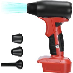 Jet Dry Mini Blower Suitable for Milwaukee 18V Li-ion Battery, 130000RPM Electric Air Duster Wind Speed 4-Speed Control, Cordless Handheld Jet Fan for Drying, Cleaning (NO Battery)