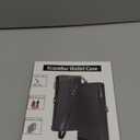 XcaseBar Compatible with iPhone 17 Pro 6.3" Wallet case with Zipper Credit Card HolderRFID Blocking,Flip Folio Book PU Leather Phone case Shockproof Cover Women Men for Apple 17 Pro case Black