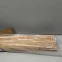 LazBlinds No Tools No Drill Cordless Bamboo Roman Shades, Light Filtering Window Treatment, Roll Up Bamboo Blinds for Window 35'' W x 64'' H, Brown