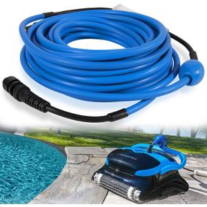 9995862 Cable and Swivel DIY 2 Wire for Dolphin Robotic Pool Cleaners M200 for Nautilus CC Plus 60FT (18M)