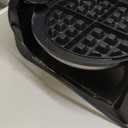 BLACK+DECKER Flip Waffle Maker, WM1404S, 7" Round Belgian Waffles, Ready Light Indicator
