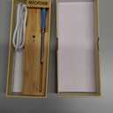 Bluetooth Wireless Meat Thermometer 3.9mm Ultra-Thin Probe NIST Accuracy Certification 800FT Range Monitor Temperature for BBQ,Grill,Kitchen,Sous Vide,Oven,Smoker (small, black)