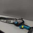 Electric Hand Saw for Pruning Small Trees, Brushless 8 inch & 6 inch Portable Mini Chainsaw with 2 Rechargeable Batteries, 1000W Handheld Chain Saw for Wood Cutting, Gardening Gifts for Men Dad (Blue)