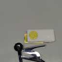 ANATTASOUL Letter Book Embosser Personalized Thank You for Celebrating with Us Pattern Book Stamp, Durable Library Stamp with Handle Set for Books, Envelopes, Documents, Invitation100Pcs Stickers