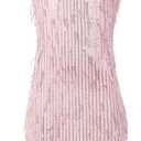 EXARUS Girls Sparkle Dress Sequin Tassel Teen Bodycon/A-Line Splice Furry Strap Graduation Dance Party Kids Cute Dresses