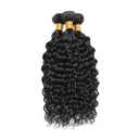 Water Wave Bundles Human Hair 1B Water Wave Bundles 20 22 24 Inch Unprocessed Virgin Mixed Length Natural Black Bundle Hair Extensions 50 Gram Per Bundle