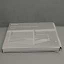 Nxconsu 2Pack Under Shelf Storage Basket Organizer Hanging Holder for Kitchen Cabinet Pantry Cupboard Closet Desk Bookshelf Organization Space Saver Heavy Duty Slide-in Adjustable Mounting Clamp White (9.84D * 13.38W * 7.08H)