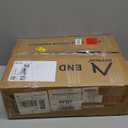 C-Shaped End Tables Set of 2, Small Couch Side Table with Fast-Charging Station, Sofa TV Tray Table with Storage Bag for Living Room, Bedroom, Bedside ET-GY-W2 (Greige + Wider)