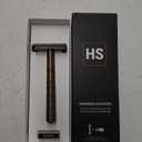 Henson Shaving Razor - Tan Double Edge Safety Razor with 5 Spare Blades - 30 Angled Precision With Superior Blade Rigidity- Reusable Single Blade Razors For Men and Women - Mild Aggression